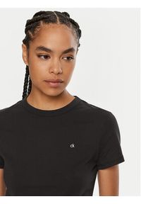 Calvin Klein T-Shirt Emb Graphic K20K208061 Czarny Slim Fit. Kolor: czarny. Materiał: bawełna #2