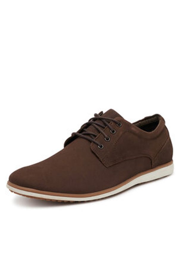 Lasocki Półbuty HENSON-29A MI25 Brązowy. Kolor: brązowy. Materiał: nubuk, skóra