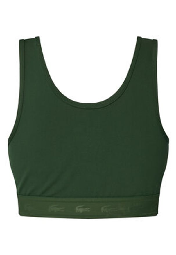 Lacoste Biustonosz sportowy IF0133 Zielony. Kolor: zielony. Materiał: syntetyk