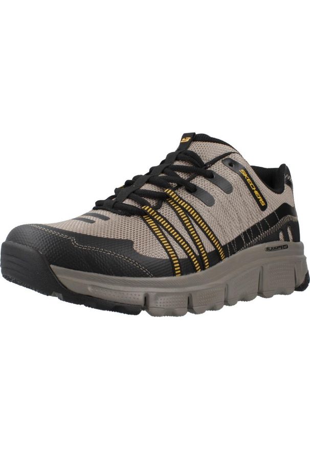 skechers - Buty Mężczyzna Skechers Summits Attwin Bridges szary. Kolor: czarny. Materiał: tkanina, syntetyk
