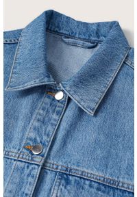 mango - Mango kurtka jeansowa Dafne damska przejściowa. Kolor: niebieski. Materiał: jeans