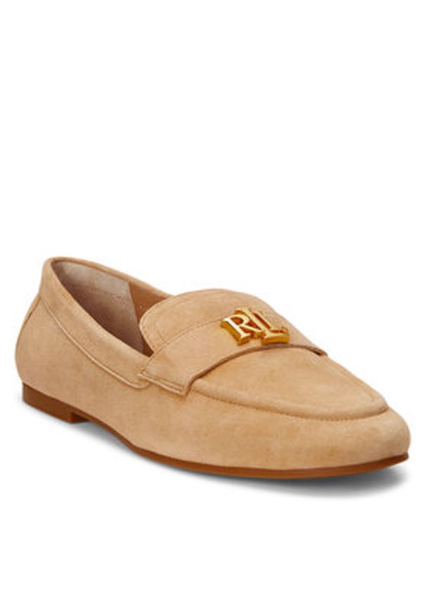 Lauren Ralph Lauren - LAUREN RALPH LAUREN Lordsy 802946809007 Brązowy. Kolor: brązowy. Materiał: zamsz, skóra