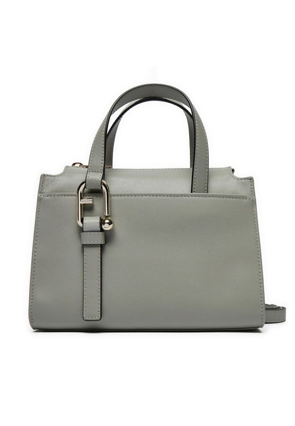 Furla Torebka Nuvola Small WB01337-BX2045-3291S Szary. Kolor: szary. Materiał: skórzane