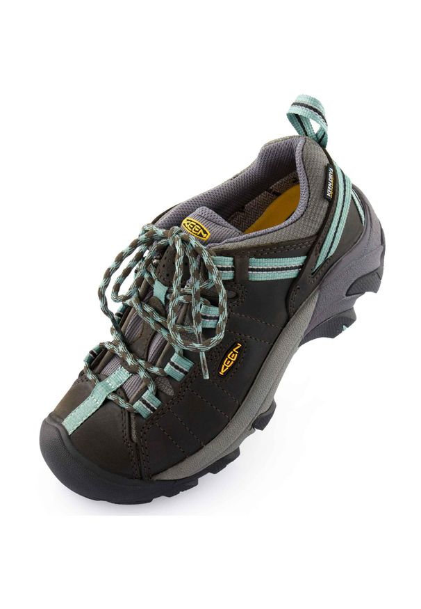 keen - Keen Targhee II WP buty trekkingowe roz. 35, wodoodporne. Kolor: niebieski, wielokolorowy. Materiał: guma, skóra