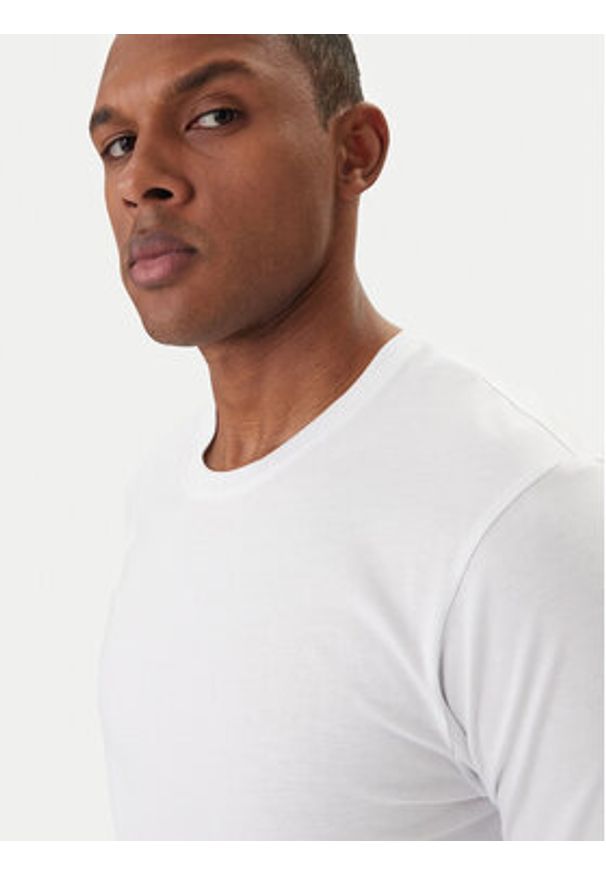 Jack & Jones T-Shirt Organic Basic 12156101 Biały Slim Fit. Kolor: biały. Materiał: bawełna