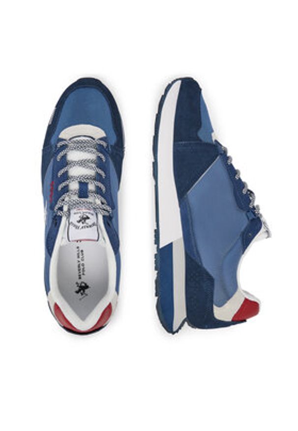 Beverly Hills Polo Club Sneakersy CRUZ MIX Granatowy. Kolor: niebieski. Materiał: materiał