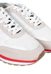 Gas Sneakersy "Yohn MIX" | GAM213915S | Yohn MIX | Mężczyzna | Biały. Kolor: biały. Materiał: tkanina, skóra ekologiczna. Wzór: aplikacja