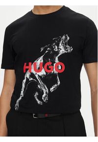 Hugo T-Shirt Deyladec 50530607 Czarny Oversize. Kolor: czarny. Materiał: bawełna #3