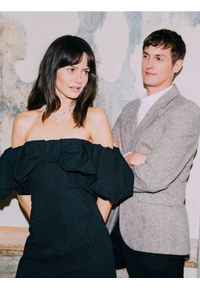 Reserved - Wełniana marynarka slim fit - wielobarwny. Materiał: wełna #1