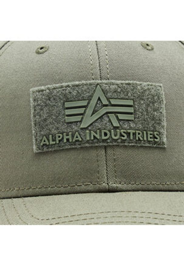 Alpha Industries Czapka z daszkiem 168903 Zielony. Kolor: zielony. Materiał: bawełna, materiał