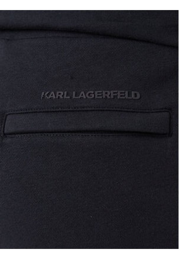 Karl Lagerfeld - KARL LAGERFELD Spodnie dresowe 705713 561900 Granatowy Regular Fit. Kolor: niebieski. Materiał: bawełna