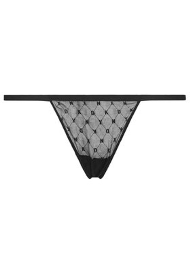 DKNY Stringi DK5029 Czarny. Kolor: czarny. Materiał: syntetyk