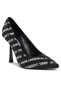 Karl Lagerfeld - KARL LAGERFELD Szpilki KL31314 Czarny. Kolor: czarny. Materiał: skóra. Obcas: na szpilce #4