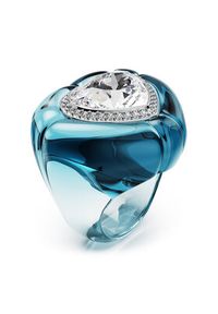 Swarovski Pierścionek Dulcis 5709965 Niebieski. Kolor: niebieski