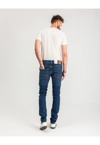 Mustang - MUSTANG VEGAS SLIM MĘSKIE SPODNIE JEANSOWE JEANSY DŻINSY DENIM BLUE 1015045 5000 883. Okazja: na co dzień. Styl: casual, elegancki #4