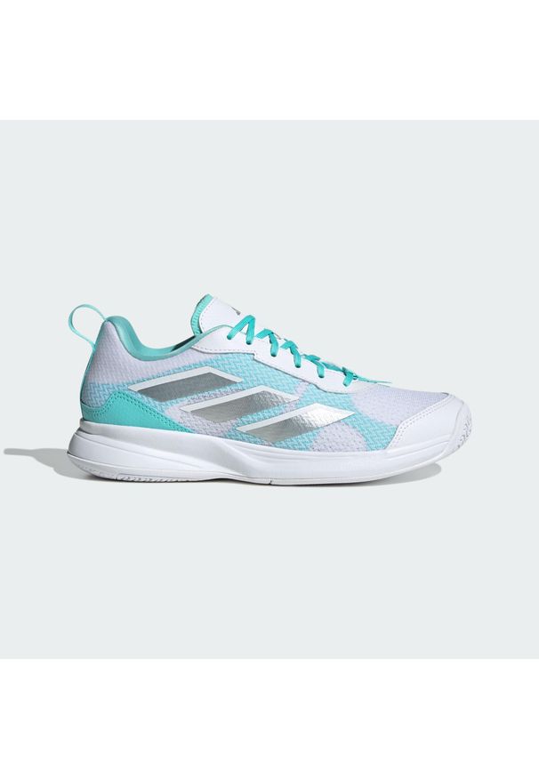 Adidas - Avaflash Low Tennis Shoes. Kolor: szary, niebieski, wielokolorowy, biały. Sport: turystyka piesza, tenis