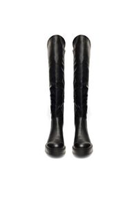 DeeZee Muszkieterki XENIA H58573-10 Czarny. Kolor: czarny. Materiał: skóra