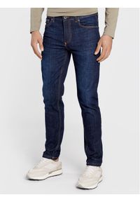 Lindbergh Jeansy 30-050002MAB Granatowy Slim Fit. Kolor: niebieski #1