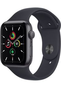 APPLE - Smartwatch Apple Watch SE GPS 44mm Space Grey Alu Midnight Sport Czarny (MKQ63WB/A). Rodzaj zegarka: smartwatch. Kolor: czarny. Styl: sportowy