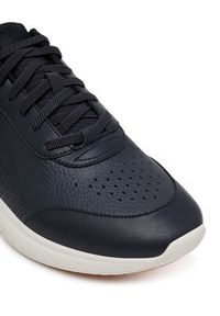 BOSS Sneakersy Titanis 50548718 Granatowy. Kolor: niebieski. Materiał: skóra