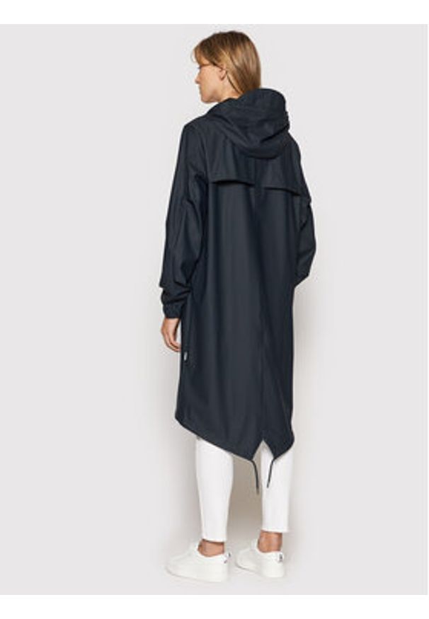 Rains Kurtka przeciwdeszczowa Unisex 18140 Granatowy Regular Fit. Kolor: niebieski. Materiał: syntetyk