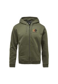 Bluza z kapturem z pełnym zamkiem błyskawicznym Black Diamond Faded. Typ kołnierza: kaptur. Kolor: zielony, czarny, wielokolorowy. Sport: wspinaczka