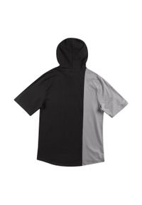 Mitchell & Ness - Bluza z kapturem z krótkim rękawem San Antonio Spurs split. Typ kołnierza: kaptur. Kolor: szary, czarny, wielokolorowy. Długość rękawa: krótki rękaw. Długość: krótkie. Sport: koszykówka #2