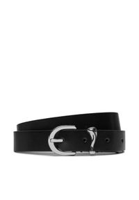 Calvin Klein Pasek Damski Ck Must Organic Loop Belt 25Mm K60K611398 Czarny. Kolor: czarny. Materiał: skóra