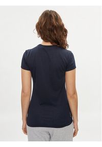 Salewa T-Shirt Solid Dry 27019 Granatowy Regular Fit. Kolor: niebieski. Materiał: syntetyk