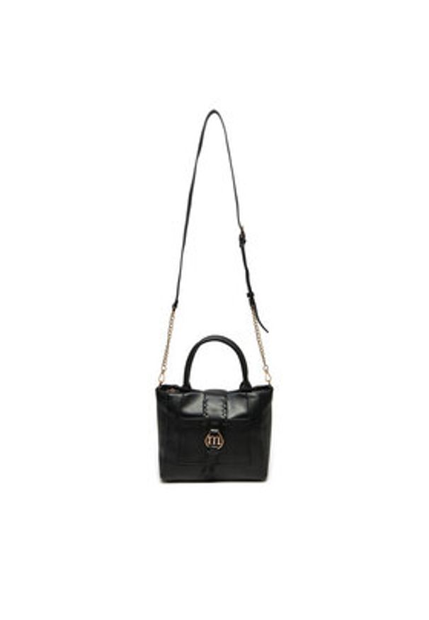 Monnari Torebka TORIMP0-24Z-BAG5470-K020D000-R00 Czarny. Kolor: czarny. Materiał: skórzane