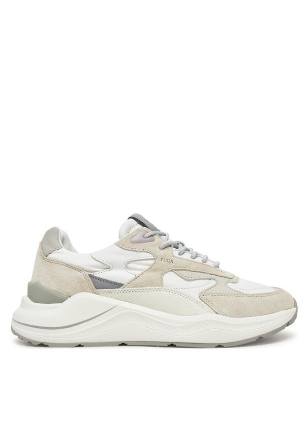 D.A.T.E. Sneakersy Fuga M421-FG-NY Biały. Kolor: biały. Materiał: zamsz, skóra