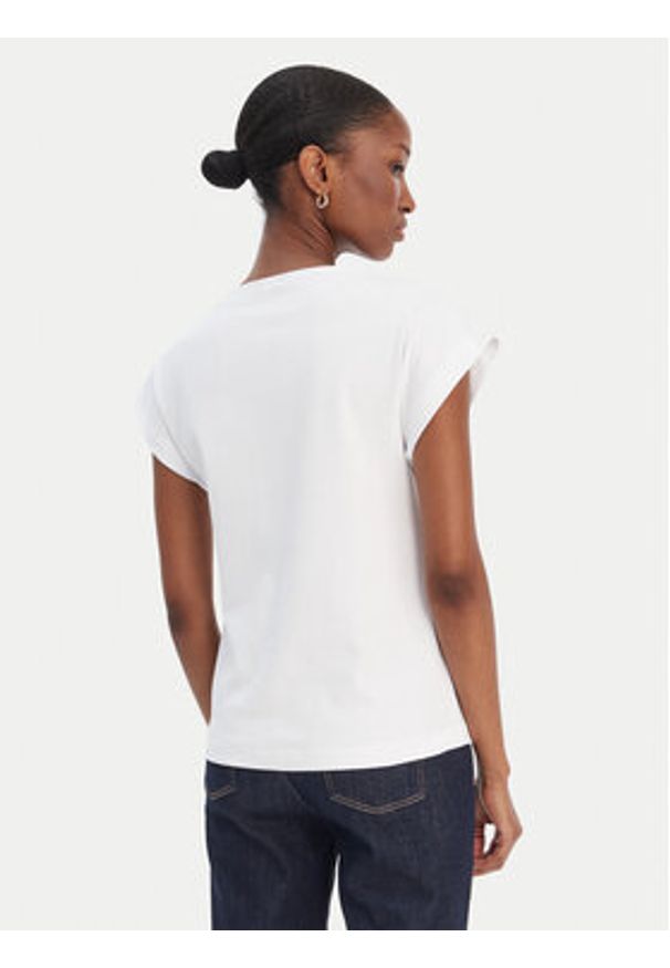 Marciano Guess T-Shirt 6RGI03 6362A Biały Regular Fit. Kolor: biały. Materiał: bawełna