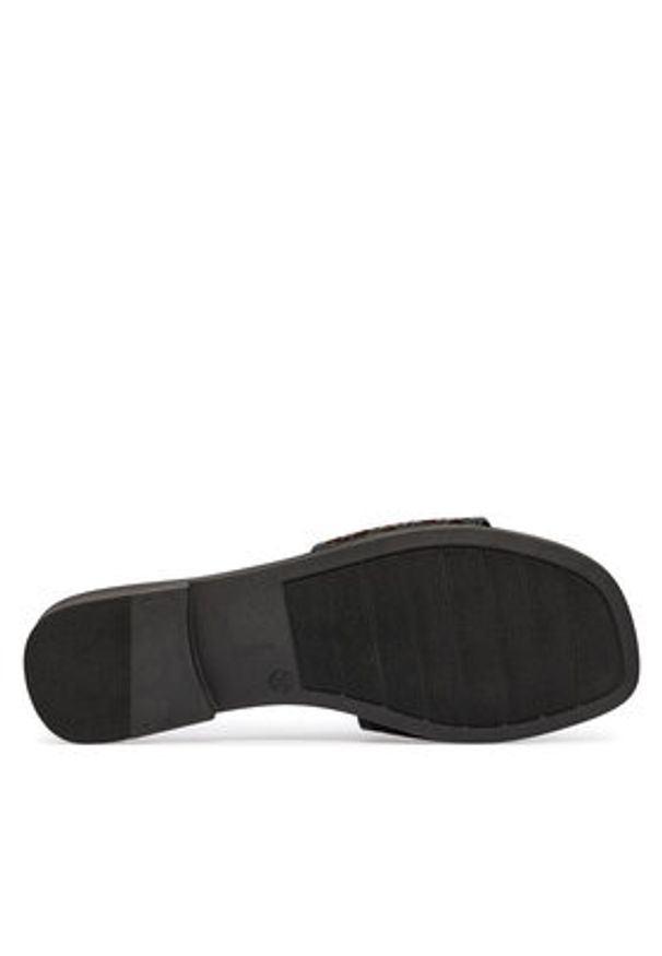 Just Cavalli Klapki 80RA3S82 ZPB95 Czarny. Kolor: czarny. Materiał: skóra