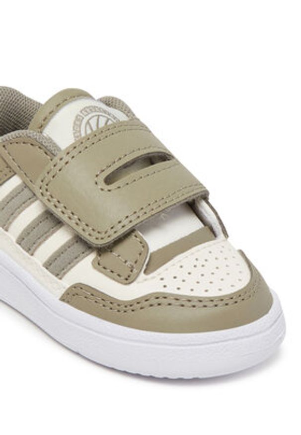 Adidas - adidas Sneakersy Rapid Court JS3545 Zielony. Kolor: zielony. Materiał: skóra