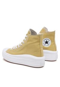 Converse Trampki Chuck Taylor All Star Move A06897C Żółty. Kolor: żółty. Materiał: materiał #6