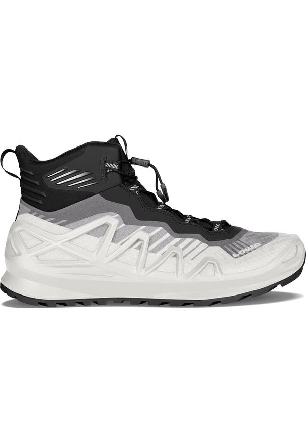 Buty trekkingowe męskie Lowa Merger Mid Gtx. Kolor: biały. Materiał: materiał, syntetyk. Szerokość cholewki: normalna
