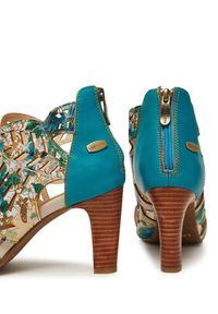 Laura Vita Sandały Albane 048 Niebieski. Kolor: niebieski. Materiał: skóra #4