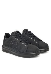 Karl Lagerfeld - KARL LAGERFELD Sneakersy Kapri KL52537K Czarny. Kolor: czarny. Materiał: skóra, nubuk