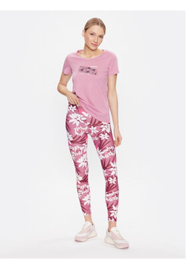 CMP Legginsy 32C8396P Różowy Slim Fit. Kolor: różowy. Materiał: syntetyk