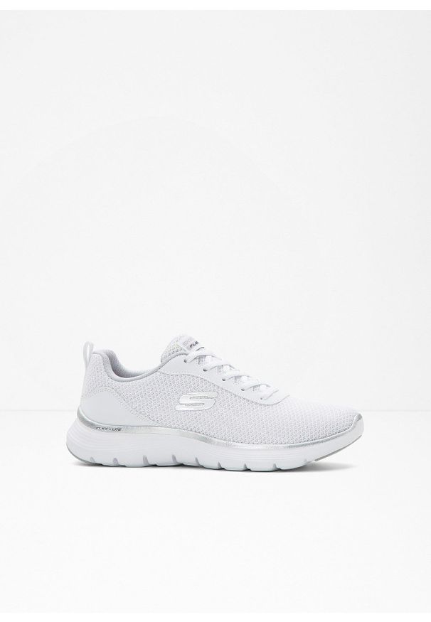 bonprix - Sneakersy Skechers z pianką memory. Kolor: biały