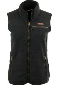 WE THE PEOPLE - Elegancka Czarna Kamizelka Damska Aurela - Idealna na Każdą Okazję. Kolor: czarny. Styl: elegancki