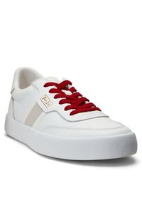 Polo Ralph Lauren Sneakersy Court Vulc Trainer 804924747006 Biały. Kolor: biały. Materiał: skóra #4