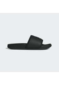 Adidas - Klapki Adilette Komfort. Kolor: czarny. Styl: sportowy
