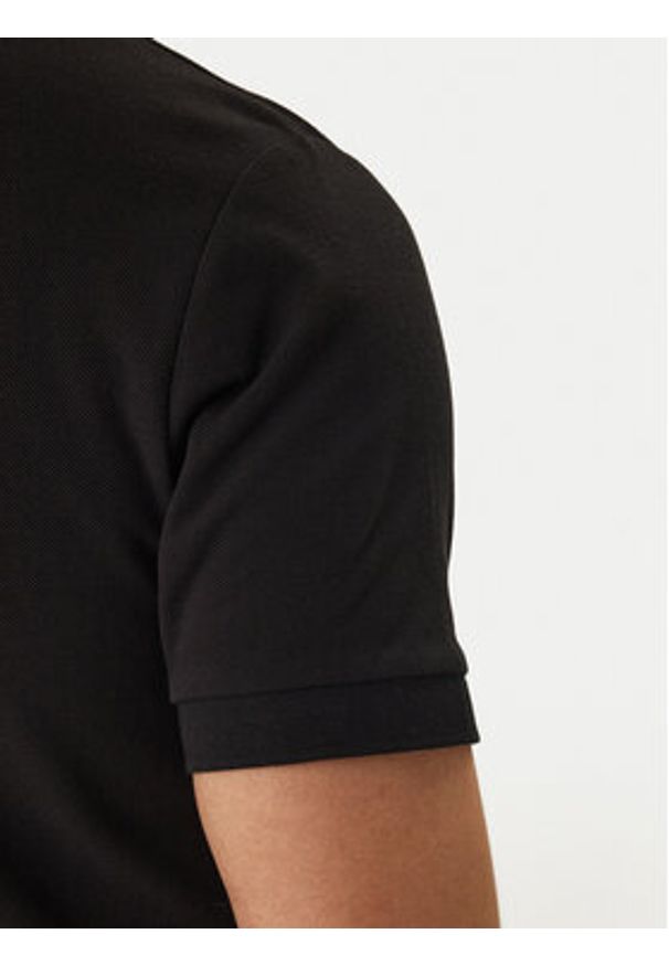 Versace Jeans Couture Polo 80GAGT19 CJ01T Czarny Regular Fit. Typ kołnierza: polo. Kolor: czarny. Materiał: bawełna