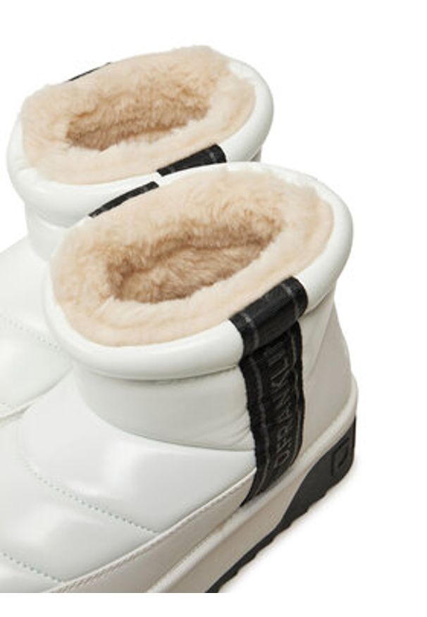 D.Franklin Śniegowce Nordic V.2 Low Bomb DFSH371011 Biały. Kolor: biały. Materiał: skóra