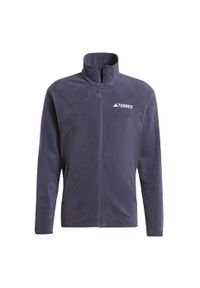 Adidas - Kurtka Multi Essentials Full-Zip Fleece. Kolor: niebieski. Materiał: polar, materiał