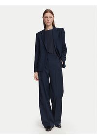 Weekend Max Mara Marynarka Lamine 2625046081 Granatowy Regular Fit. Kolor: niebieski. Materiał: wełna #3