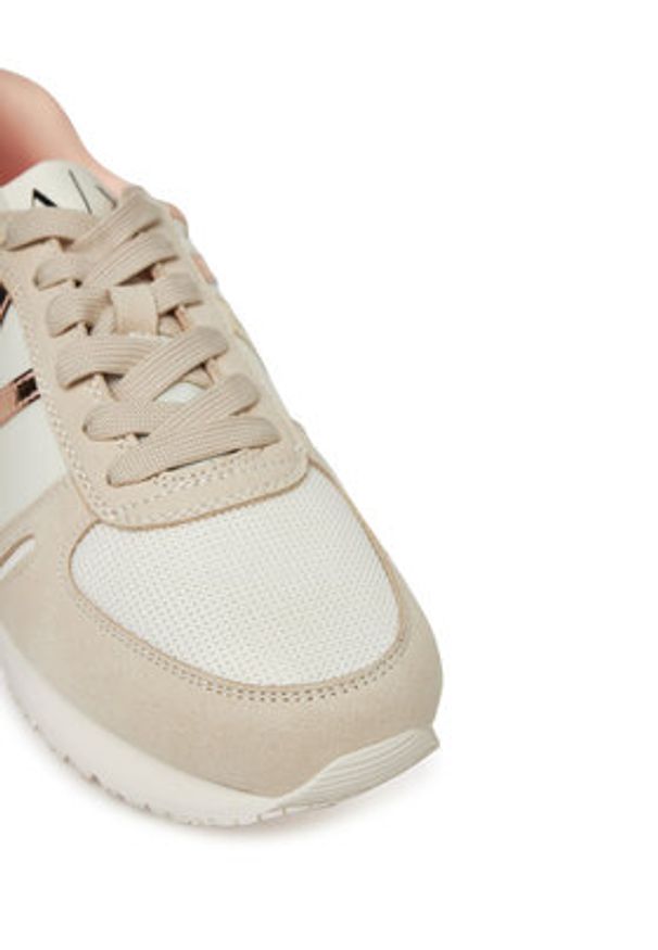 Armani Exchange Sneakersy XDX031 XV137 U601 Różowy. Kolor: różowy. Materiał: skóra