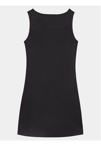 Calvin Klein Jeans Sukienka codzienna Badge IG0IG02498 Czarny Regular Fit. Okazja: na co dzień. Kolor: czarny. Materiał: bawełna. Typ sukienki: proste. Styl: casual
