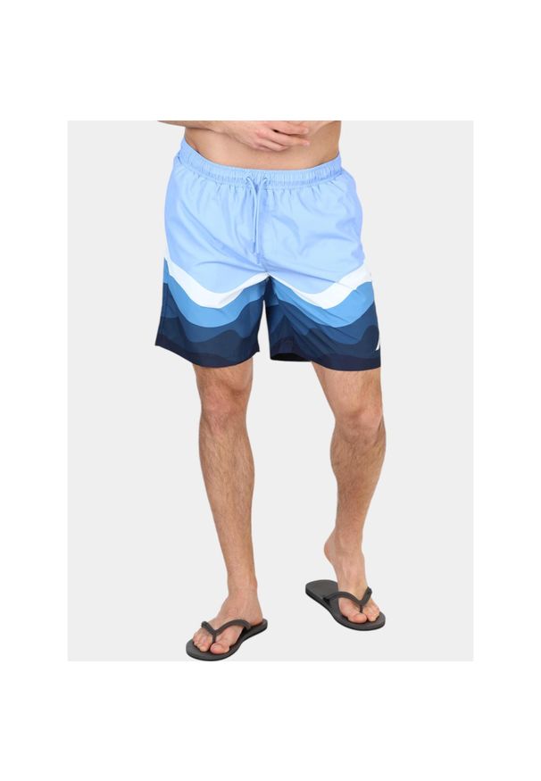 Kąpielówki męskie Nautica Penrose 7". Kolor: niebieski